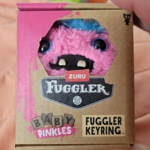 Fuggler Baby Pinkles Keyring - Pink and Blue